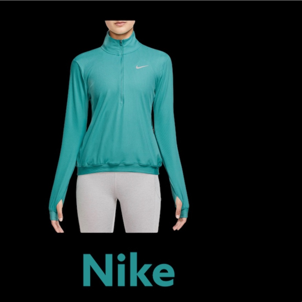 Nike Dri Fit Pullover in Turquoise Sz M